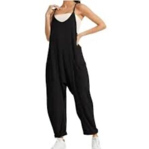 Amazon Black Harem Style Overalls